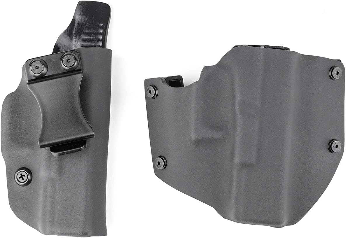 R&R HOLSTERS: OWB & IWB - Combo Pack - 2 Kydex Holsters - Outside & Inside the Waistband