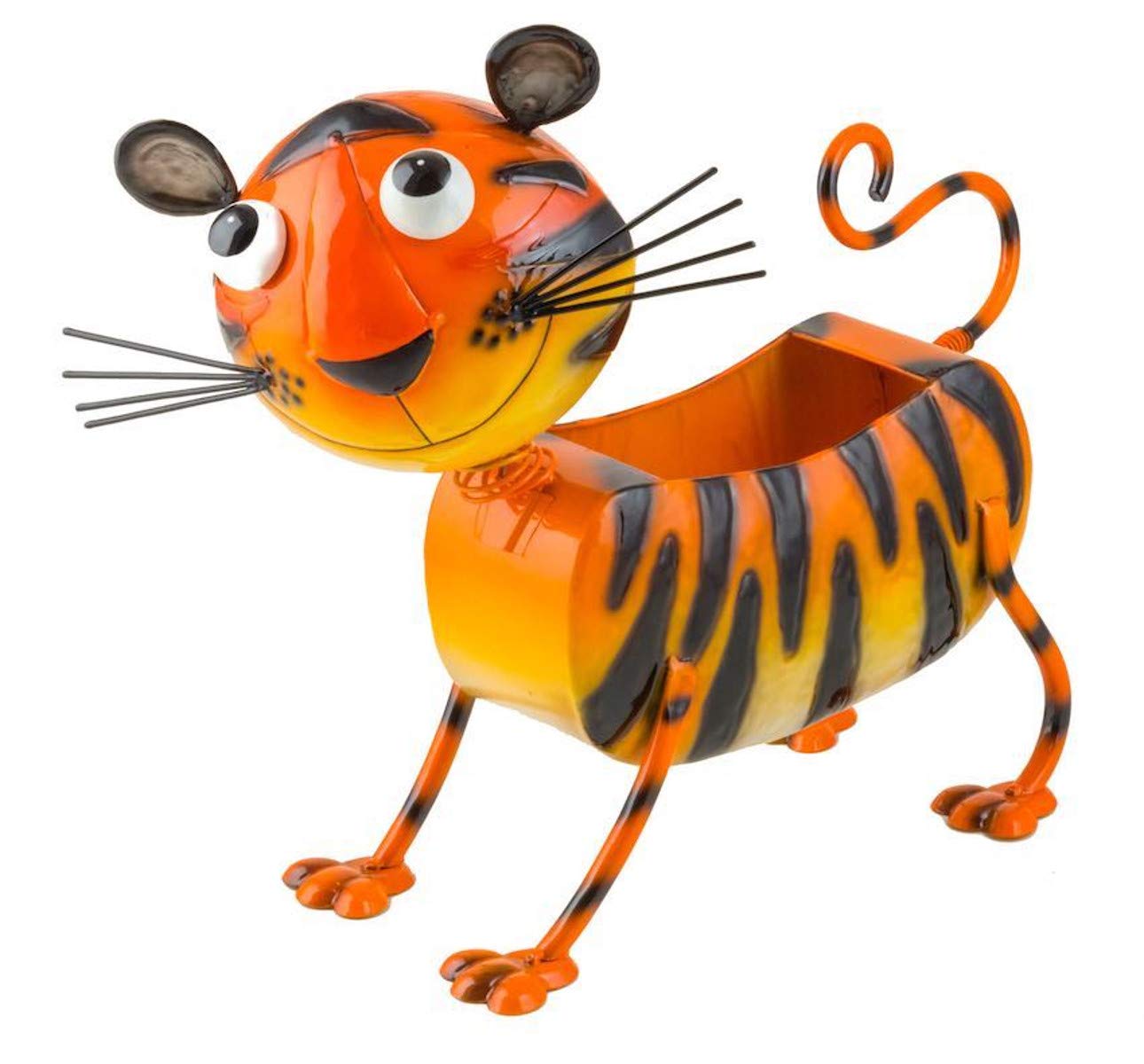 Fountasia Tammy the Tiger Planter Metal Garden Ornament