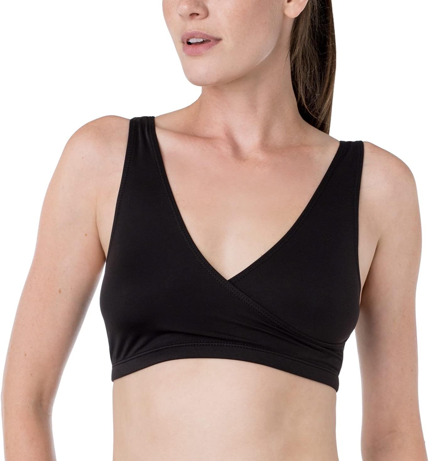 Elita Women's 'Silk Magic' Microfiber Crossover Bra | Everyday Comfort