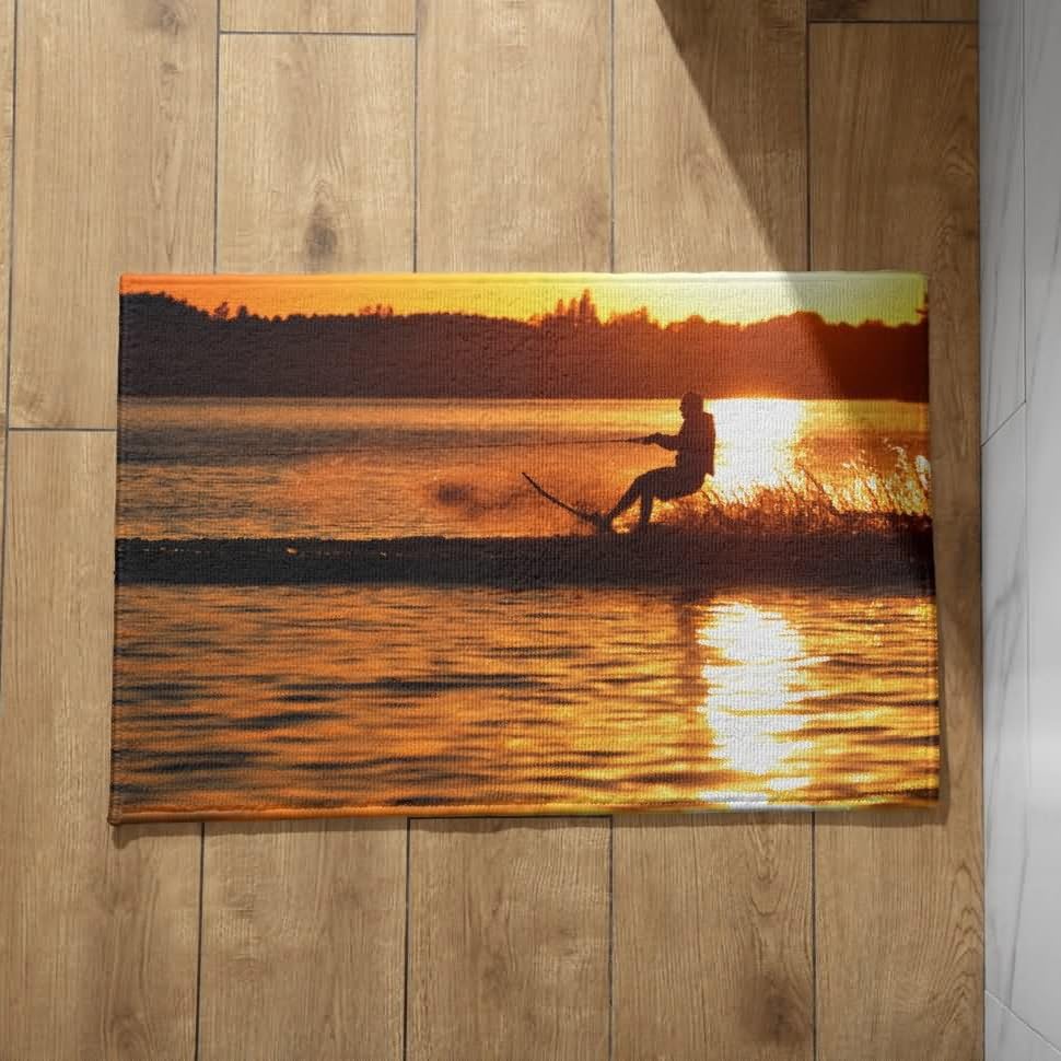 Tapis d'entrée couloir paysage naturel 50x80cm pour accueillir vos invités