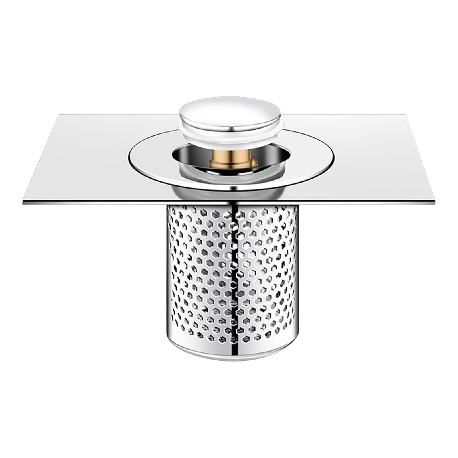 Jazuaiao Bounce Drainage Filt Against Backflow Drain Cover Abs Substance With Effluent Plan For Bathroom Kitchen Sink Comprehensive Bathtub Drain Cover