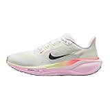 Pegasus 41 Women's Road Running Shoes (IB4377-100, White/Pink Foam/Bright Crimson/Black)