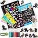 Fogli da Disegno Scratch Paper Art Set per Bambini, Arcobaleno Magico Scratch Off Art Craft per Età 3-12 Ragazza Ragazzo per Festa di Compleanno Regali DIY Pittura Arcobaleno Fogli di Disegni