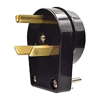 Vista 11 de NEMA TT-30R - Receptáculo de salida de remolque de 30 amperios y 125 voltios de 3 clavijas con conexión a tierra para caravanas, caravanas