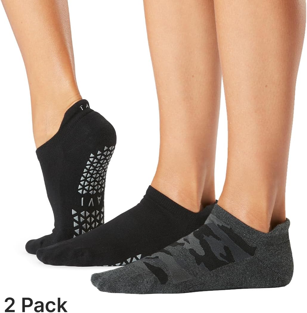 TAVI Women’s Savvy Grip Socks, Multi-Pack - Non Skid, Barre Grips, Slipper Socks for Pilates, Yoga, and Ballet for Women - Image 2