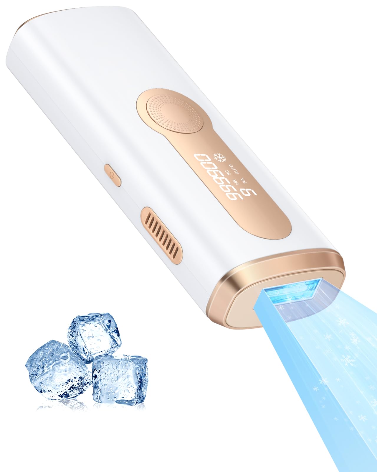 Haarlosy Depiladora Laser IPL con Refrigeración, Innovadora Función 3 en 1, 9 Niveles de Energía, 999,900 Flashes, Depiladora Luz Pulsada Indolora para Todo el Cuerpo