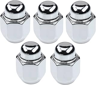 A-Premium Wheel Lug Nuts Compatible with Hyundai Santa Fe Sonata Accent Genesis Tiburon Tucson Kia Optima Sorento Sportage Spectra5 Rio5 5-PC Set