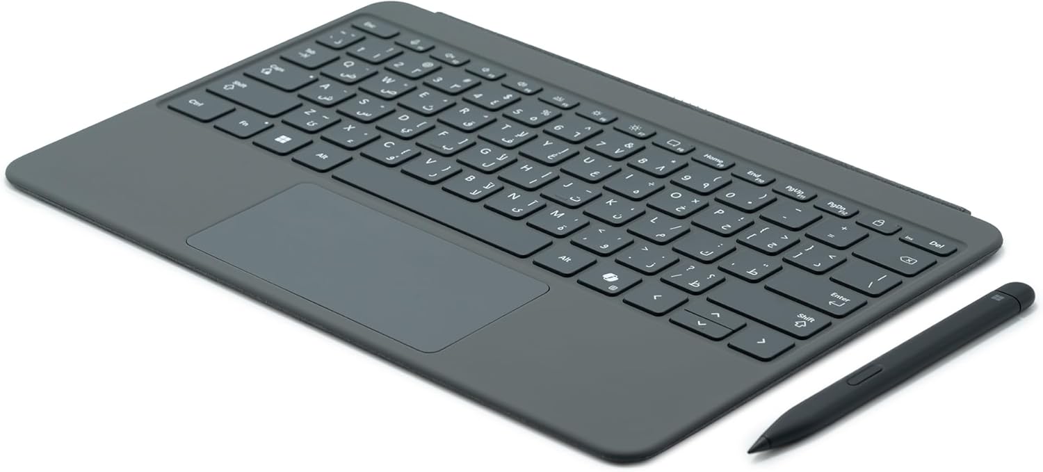 كيبورد Surface Pro 12 إنجليزي عربي مع قلم Slim