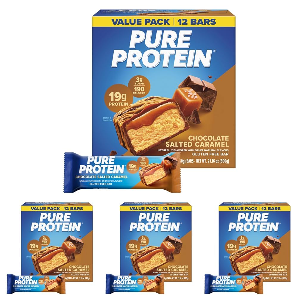 Pure Protein Chocolate Salted Caramel Protein Bars, 20g Protein, 12 Ct — Amazon image 16