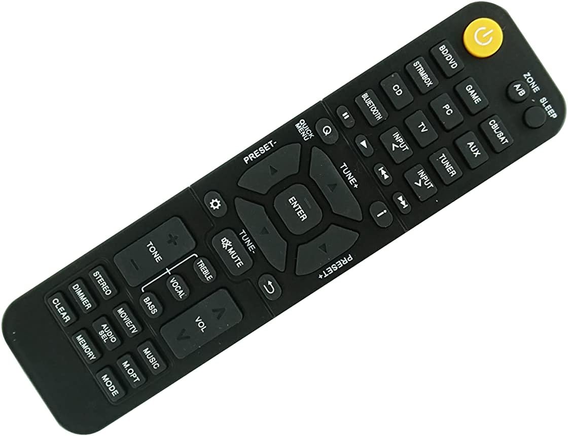 ٻيو زاويه view ريموٽ ڪنٽرول جو، ايرگونومڪ ڊيزائن ۽ بٽڻ جي جڳهه کي اجاگر ڪندي.