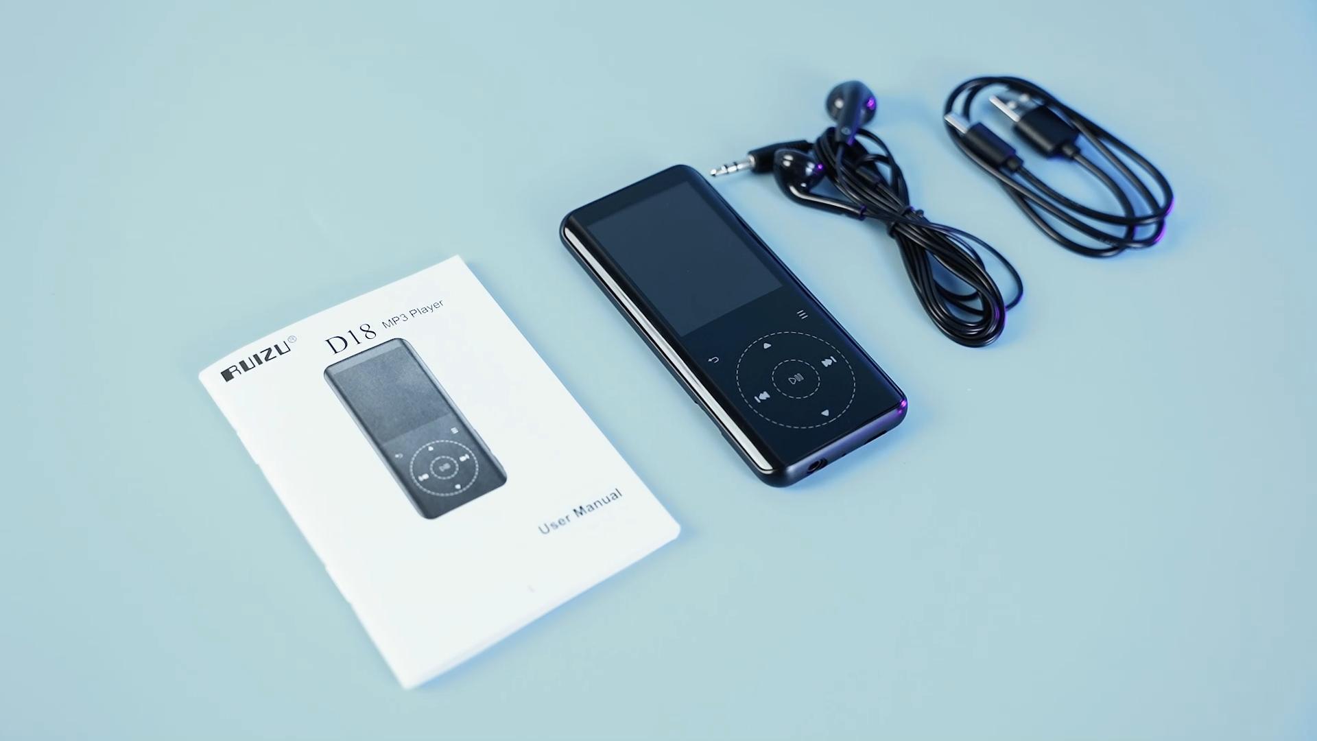 64Go Lecteur MP3 Bluetooth 5.0 avec Haut-Parleur,Radio FM et Écran