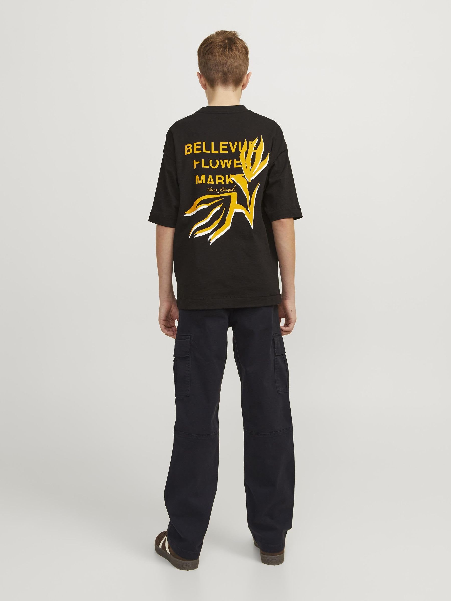 JACK & JONES Jpstkane Jjharlow Cargo Noos Jnr - Pantalones Tipo Cargo Niños
