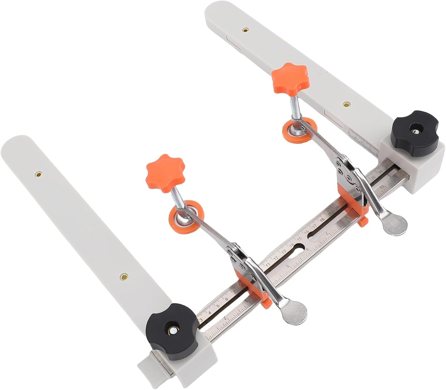 LiebeWH Drawer Slide Installation Jig Magnetic Mounting Rails with 2 Clamps Cabinet Hardware Jig Installation Assistant Tool
