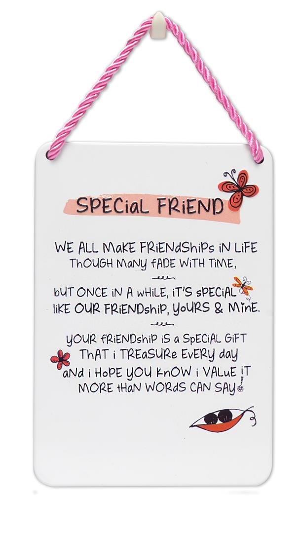 Inspired Words Plaque - Speceial Friend Gift Ideas
