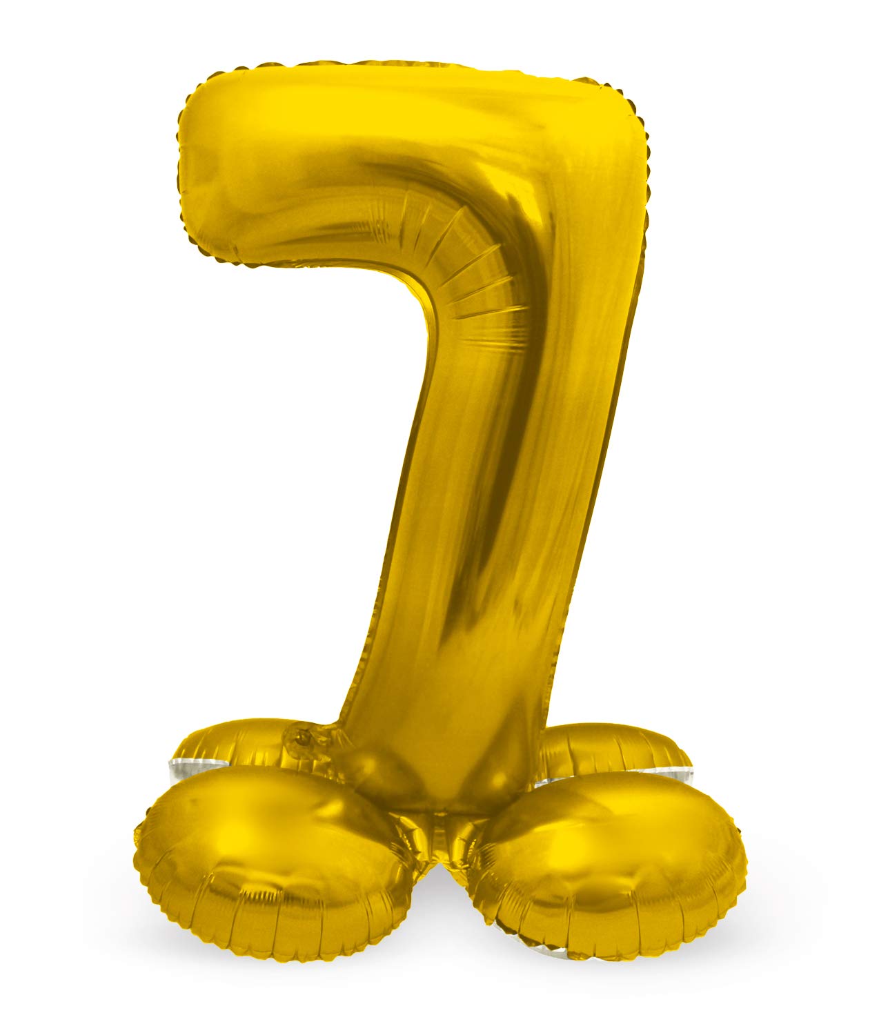 Folat - Foil Balloon with Standard Number 7 Gold - 72 cm