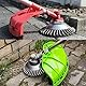 2X Trade-Shop Entrostender Stahldraht-Bürstenkopf Unkrautbürste 15cm x 2,54cm inkl. Adapter-Set kompatibel mit Stihl FS55 FS56 FS80 FS85 FS90R FS100 F108
