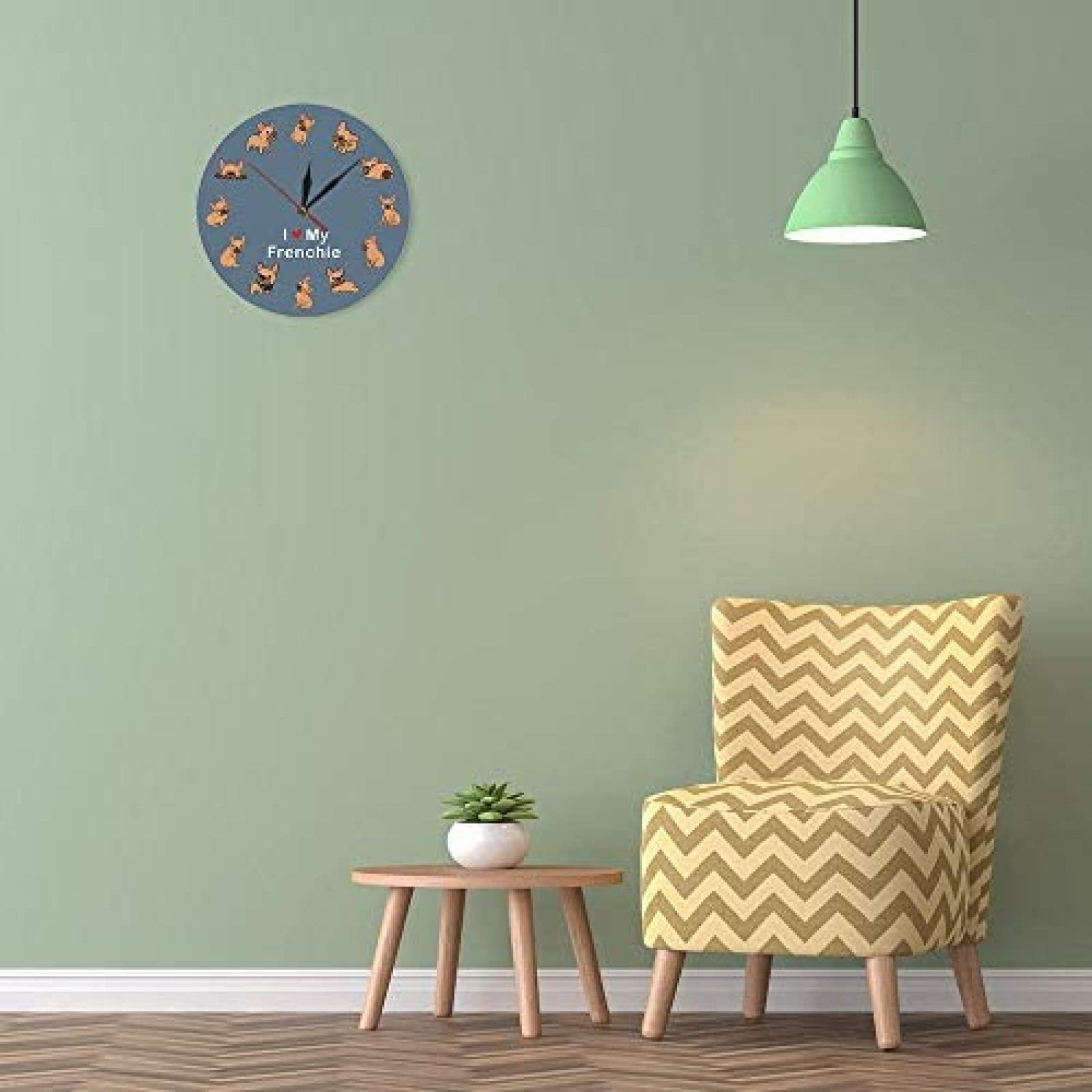 【リアル】壁掛け ペット時計 かわいい ブルドッグ インテリア 楽天市場】フレンチブルグッズ 掛け時計 フレンチブルドッグ時計