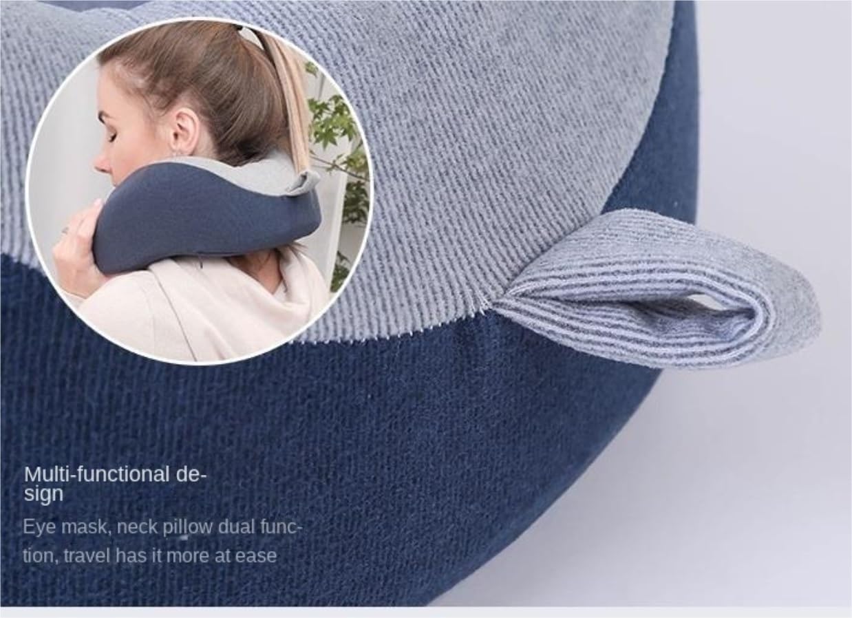 Nackenkissen Auto Nackenkissen Reise Reisekissen Aus Memory-Schaum, Reise-Nackenkissen, Kopf-Nacken-Stütze, Flugzeugkissen Travel Essentials(A)