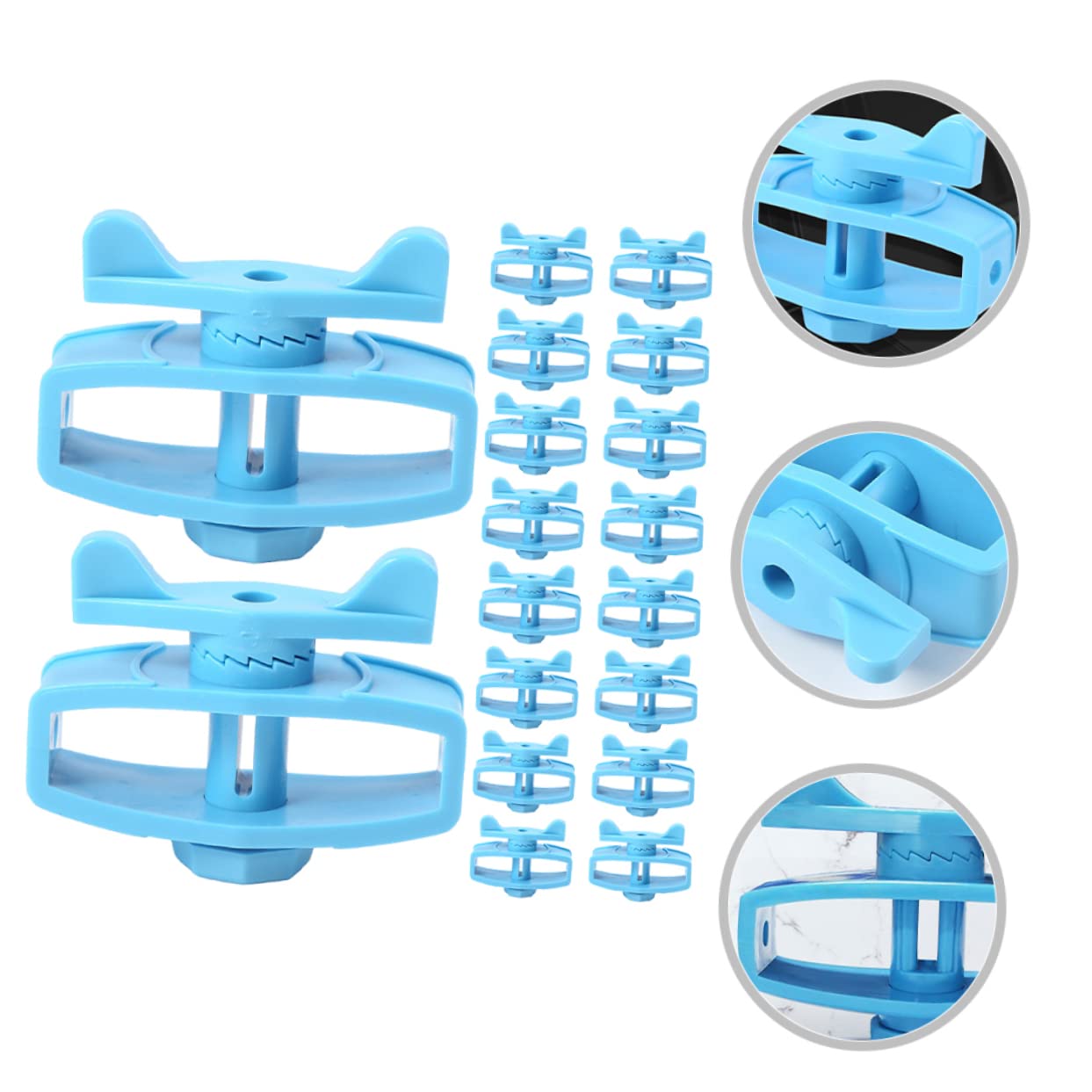 DOITOOL 24pezzi Tensionatori Plastica Per Filo Elettrico Isolatori E Tendifilo Per Recinzioni Elettriche Per Bestiame Accessori Per Recinzione Elettrica E Fai Da Te