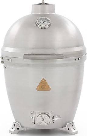 Blaze 20‑Inch Cast Aluminum Kamado Grill | Heavy-Duty 1″ Cast
