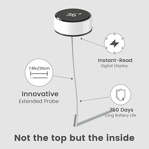 Miniatura 2 de KEKHEALTH Enfriador de insulina inteligente con pantalla de temperatura de viaje con etiqueta de viaje médica QR, enfriador de medicamentos para