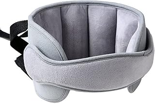RUITASA Car Seat Head Support Band, Safety Car Seat Neck Relief, Adjustable Child Car Seat, Infants and Baby Head Support(Gray)