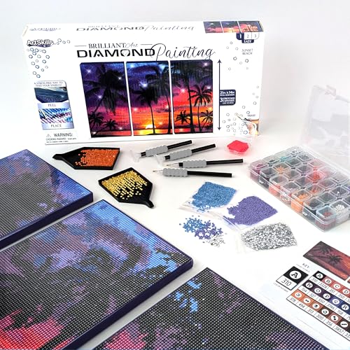 ArtSkills Framed Canvas Beach