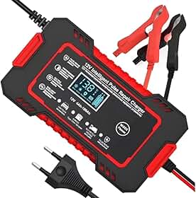 Carregador de Bateria 12V, até 100 Amperes, para Carro, Moto e Caminhão