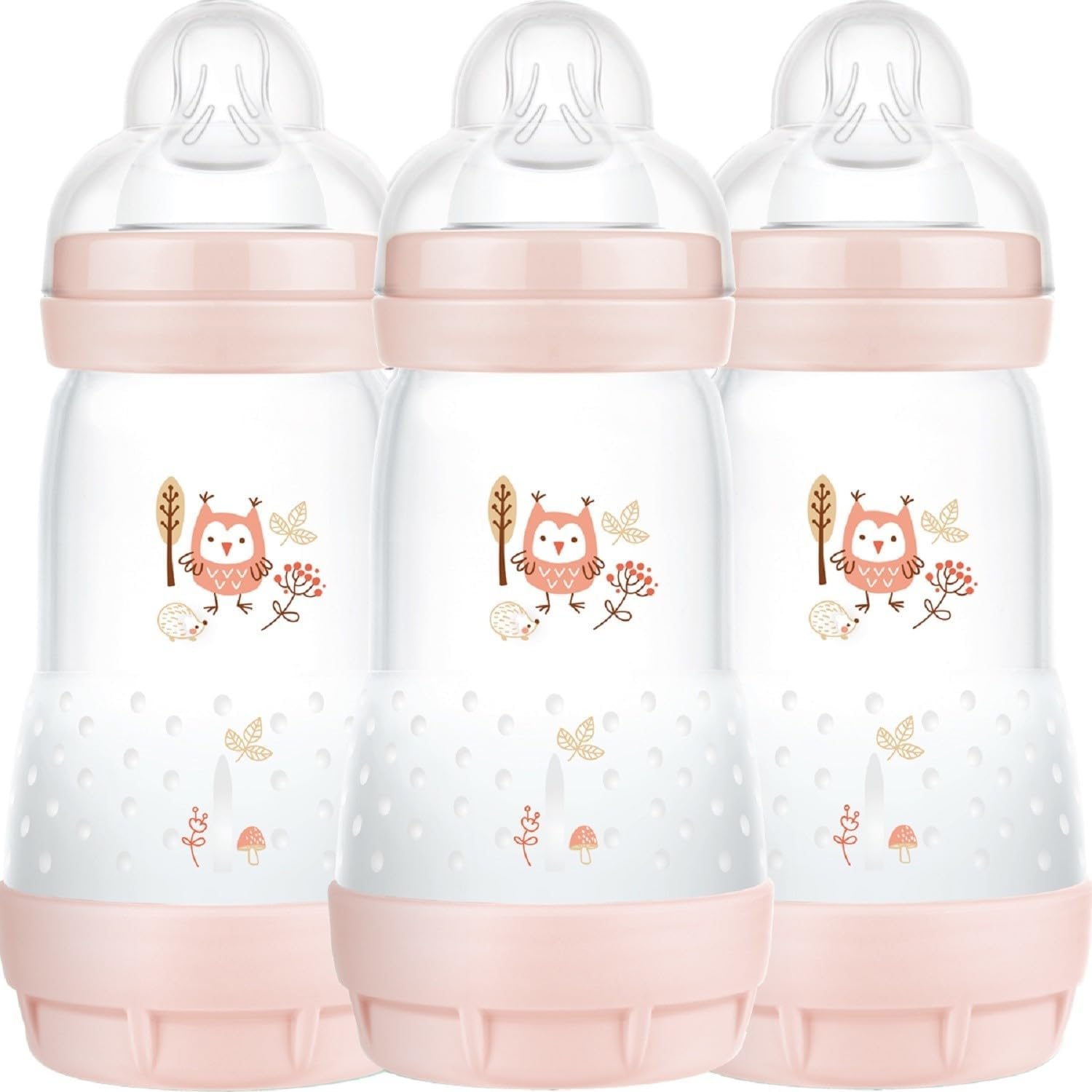 MAM Easy Start Self Sterilising AntiColic Baby Bottle Pack of 3 (3 x