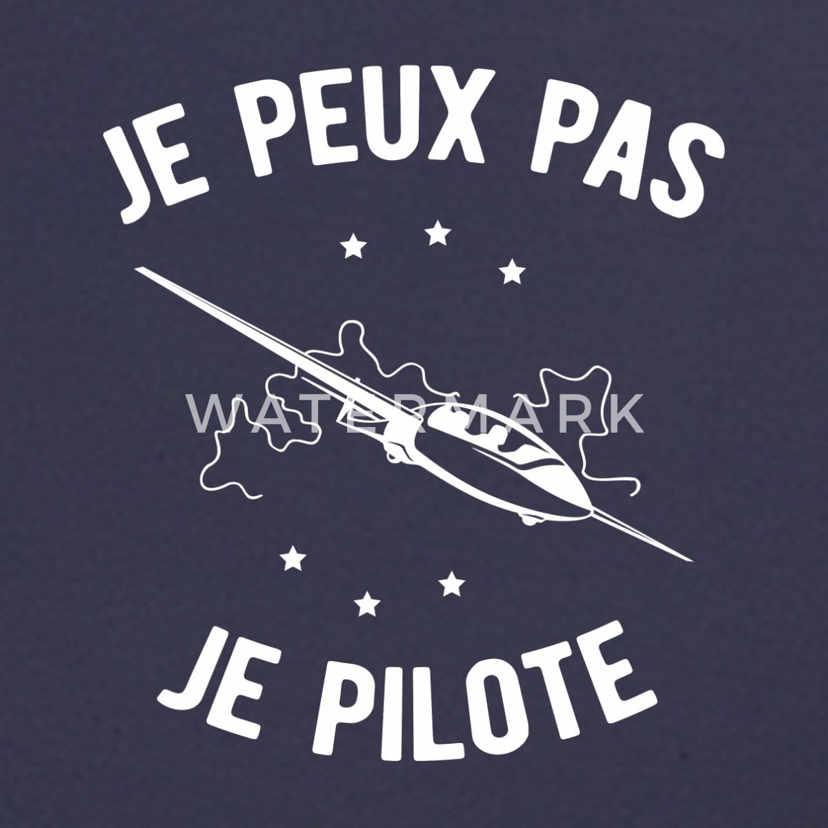 Je Peux Pas Je Pilote Cadeau Humour Avion Aviation Polo Homme