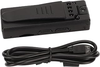 Body Camera, HD 1080P Video Recorder with Back Clip Auxiliary Light Motion Detection,150 Degree Wide Angle Lenses, 3‑4 Hours of Video Recording
