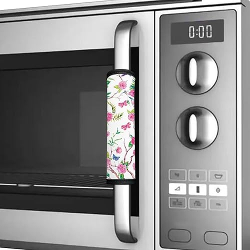 Vista 33 de 6 fundas lavables para manijas de puerta de refrigerador, protector antideslizante para nevera, horno, lavavajillas, mantener alejadas de huellas