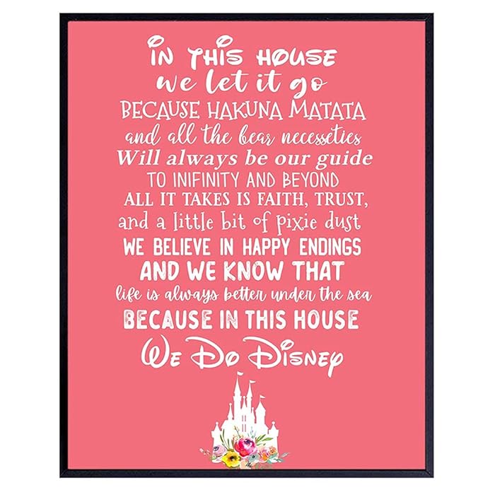 Buy Disney Quotes Decoration Walt Disney Wall Art Disney Wall Decor