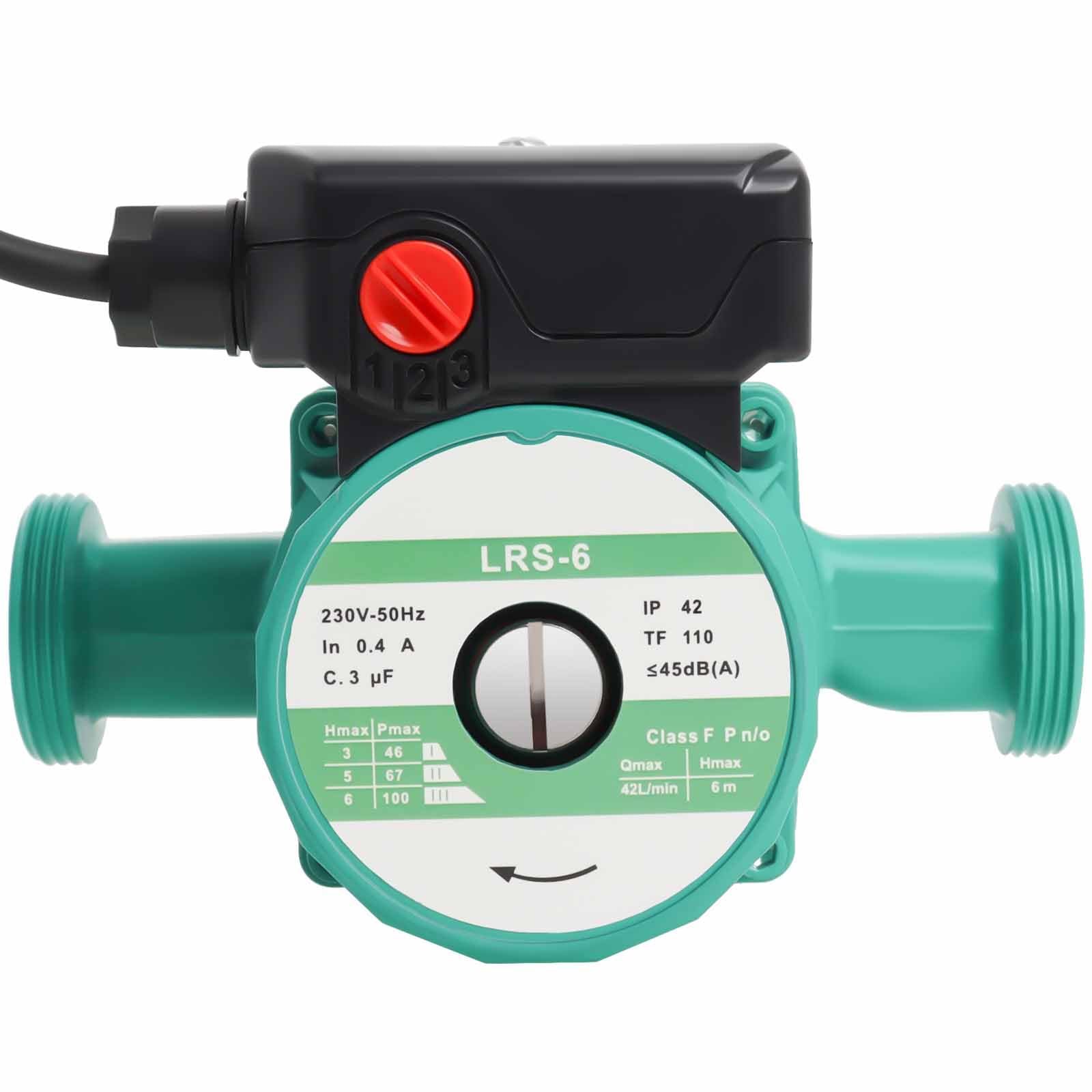 Pompa di culazione dell'acqua calda 25-60/180 mm, pompa di riscaldamento a caldo Poweka