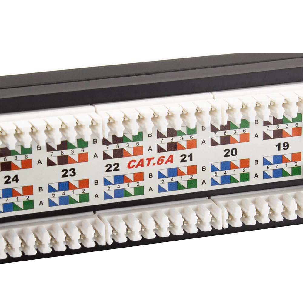 Lapara Patch panel rack 1U Cat 6A UTP IDC LA-4010203