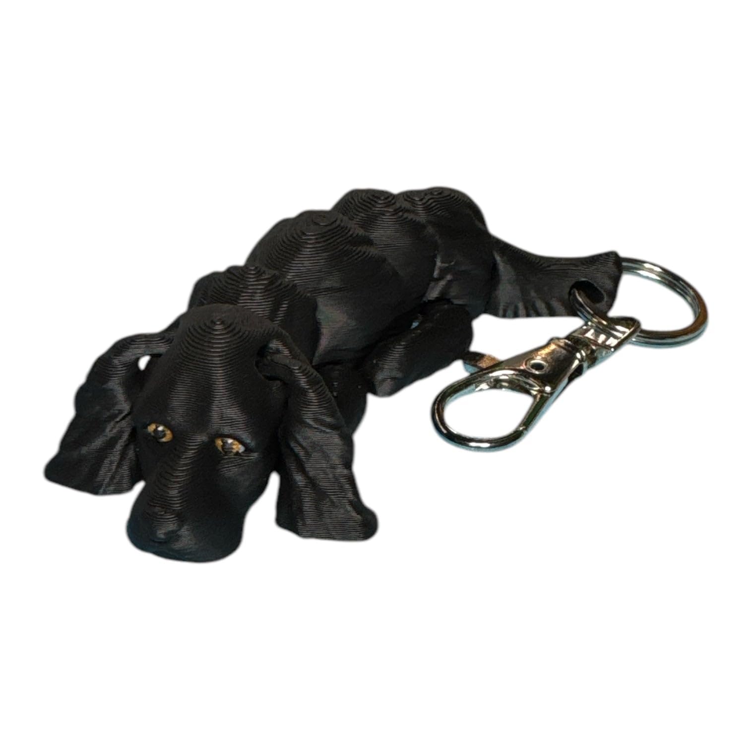 Cocker Spaniel | Dog Keychain | Fidget Toy - Black & White