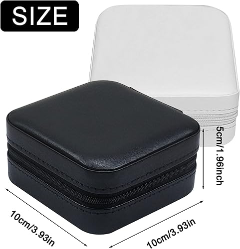 Miniatura 4 de GBVllexuii Joyero de viaje personalizado para mujer foto personalizada nombre logotipo estuche de joyería de cuero regalo de propuesta de dama de