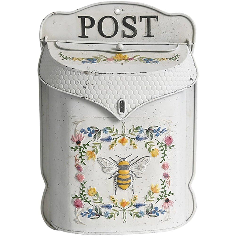 Boîte aux lettres murale rétro en métal pour protéger le courrier avec élégance et robustesse