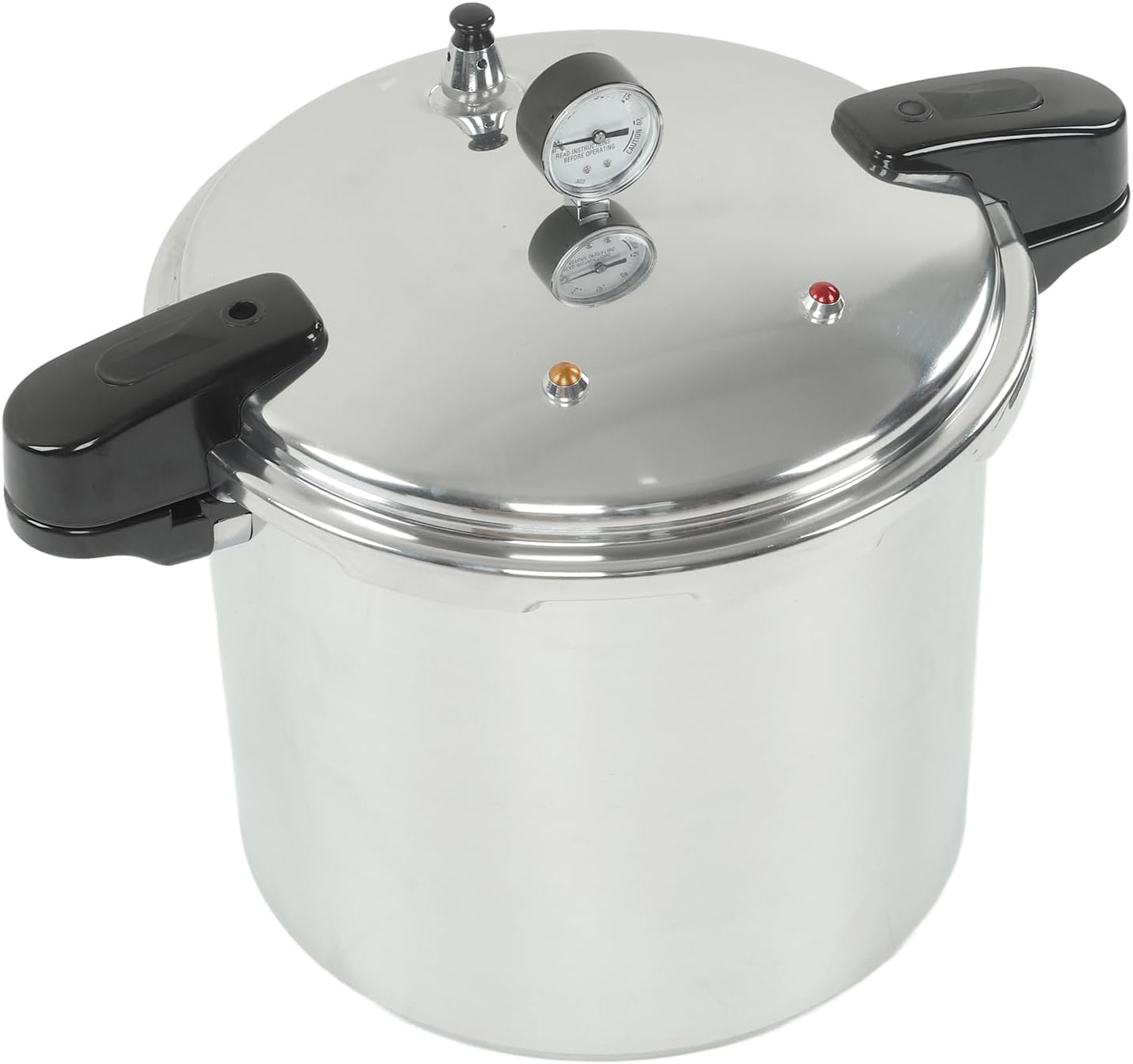 Szybka Ciśnieniowa Aluminiowa Canner Ciśnieniowy, szybkość Ciśnienia 23L z Miernikiem do Stołówki Hotelowej w Hotelu Domowym, Wielofunkcyjne Naczynia Naczynia Naczynia