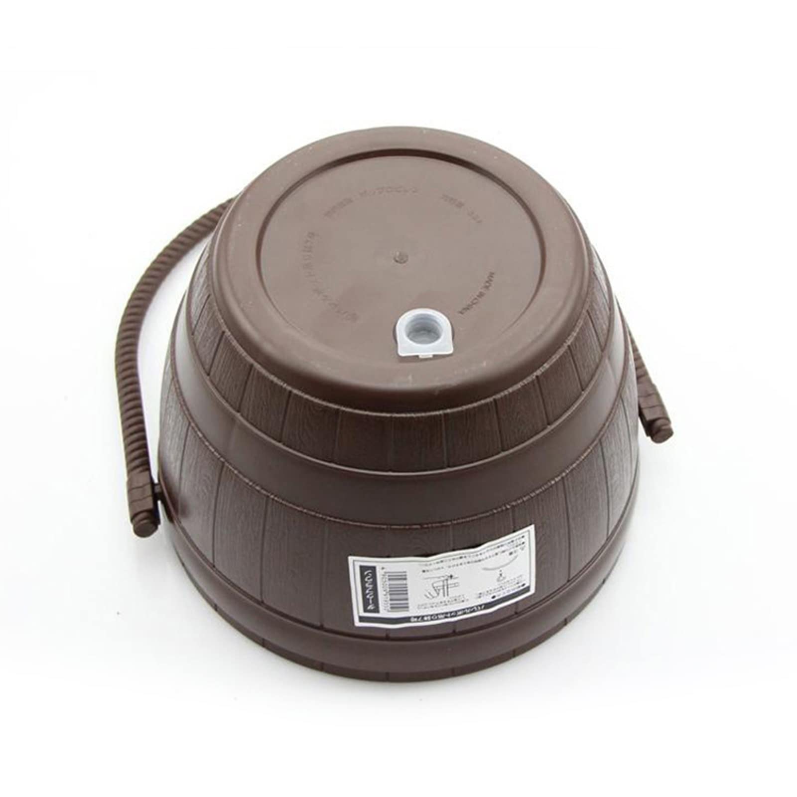 HASMI Jardiniere Balcon Jardinière Suspendue avec drainant Plug Rond en Plastique résine chaîne Panier Suspendu planteur de Fleurs Pots extérieurs Pot Suspendu Plante Interieur