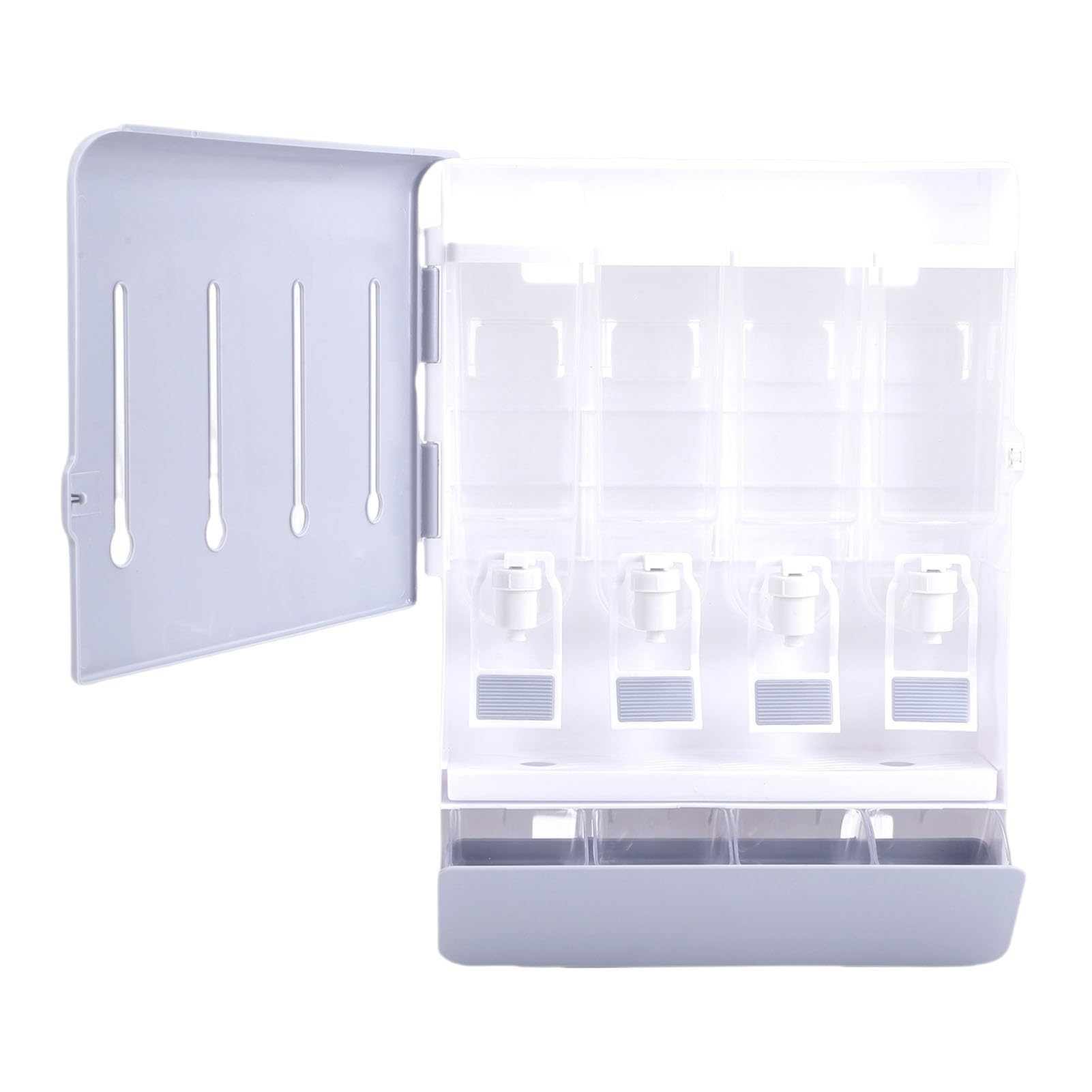 Soporte de condimento de pared, organizador de cocina práctico para ahorrar espacio para almacenamiento de aceite, vinagre y de soja para uso doméstico