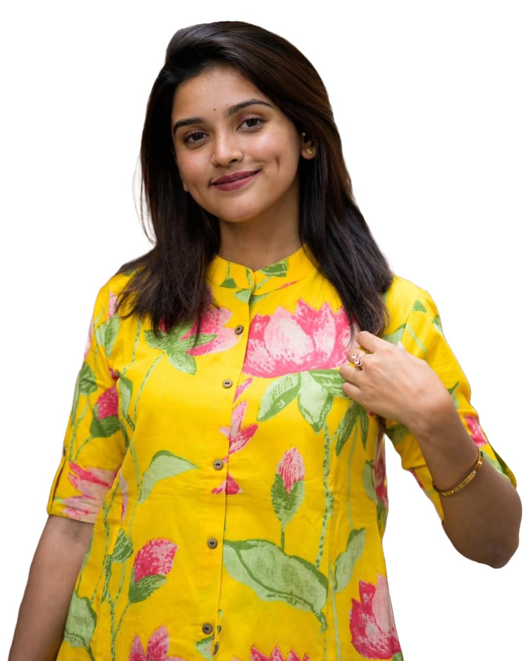 Women's Rayon Viscose Straight Printed Kurta with Pant-image-21