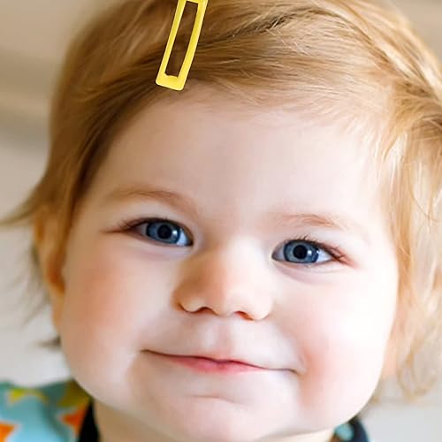 Miniatura 4 de Beaupretty Pinzas para el cabello a presión, 20 unidades, pasadores de pelo de metal, horquilla de pelo colorida, horquilla antideslizante bonita,