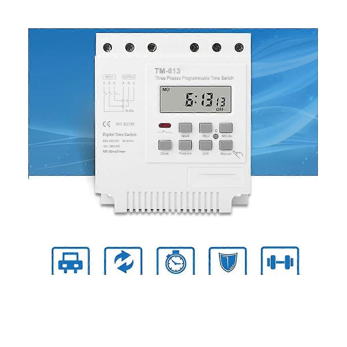 Fazy 415V R Programowalny S z tyłem