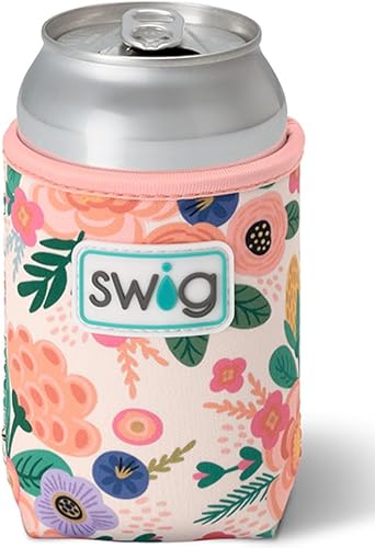 Miniatura 130 de Swig Life Skinny Can Coolie, soporte delgado de 12 onzas, enfriador de neopreno aislado con bolsillo, fundas para botellas de cerveza altas, All