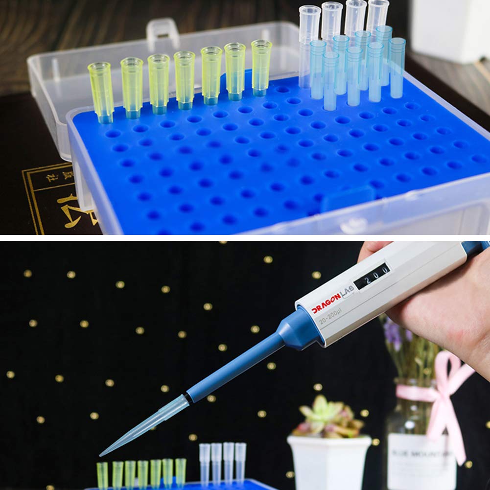 Puntali Per Pipette OLYCRAFT 400 Pz - 1000ul/1ml, Polipropilene, Per Laboratorio - Foto 3