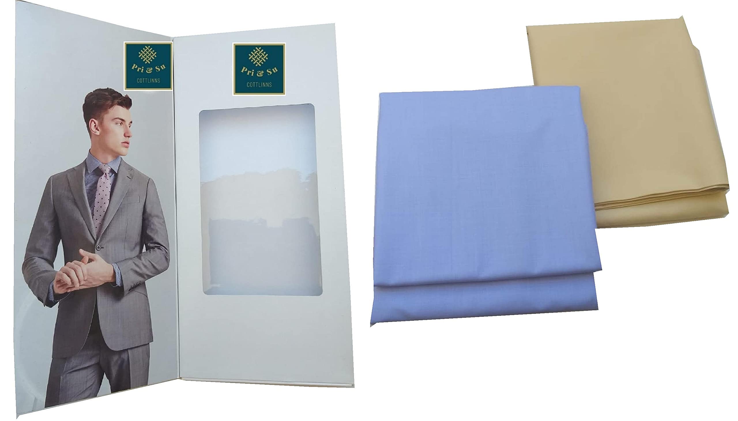 Pri & Su CottLinns Combo of Cotton Shirt 10010 & Trouser 4-picture-47