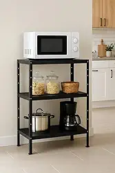 Balcão para Microondas Estante de Ferro Multiuso Resistente a Água