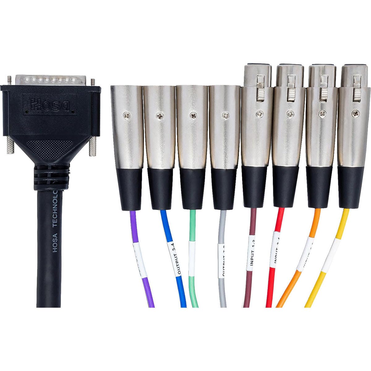 Amazon.com: Hosa AES805Y AES/EBU Breakout Snake, DB-25 to 4 XLR Amazon.com: Hosa AES805Y AES/EBU Breakout Snake, DB-25 to 4 XLR