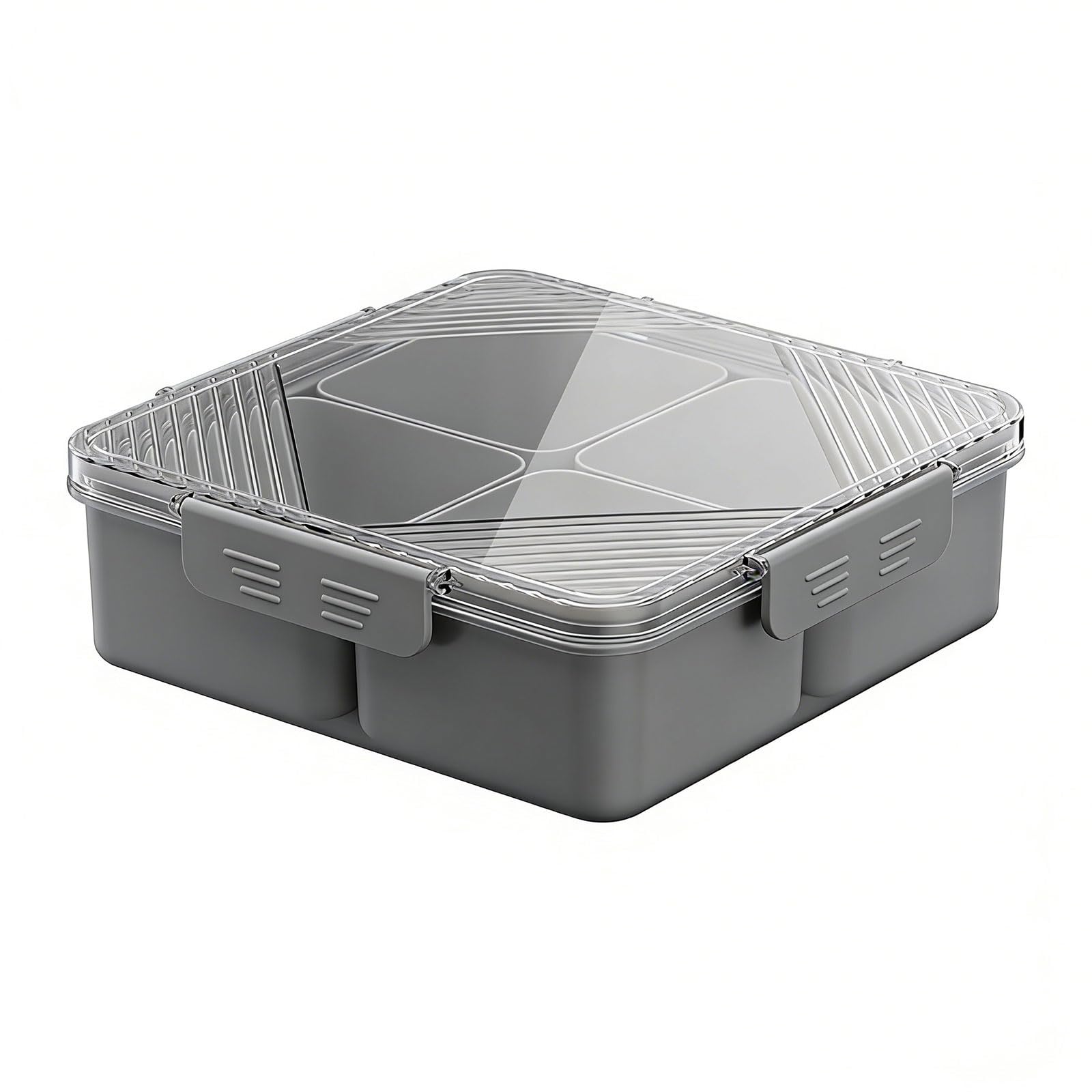 LUCKGONI Elegant Snacks Tray With Multiple Compartments For Fruits Nut Candy And Party Serving Storage Box